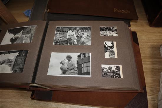 Three photograph albums